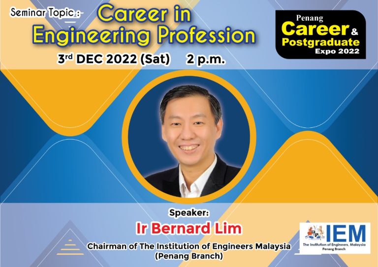 Career in Engineering Profession Talk Poster